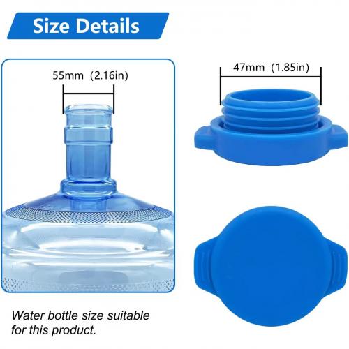 tampa do jarro de água vazamento de vedação reutilizável para garrafa de água de 5 galões

