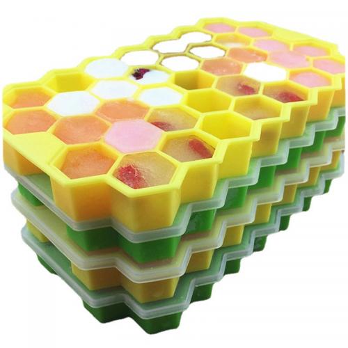 Molde de cubo de gelo de silicone reutilizável 37 grades máquina de gelo design personalizado
